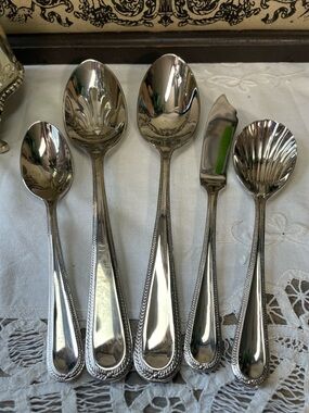 Gorham stainless silver flatware new in package spoon butter knife serving